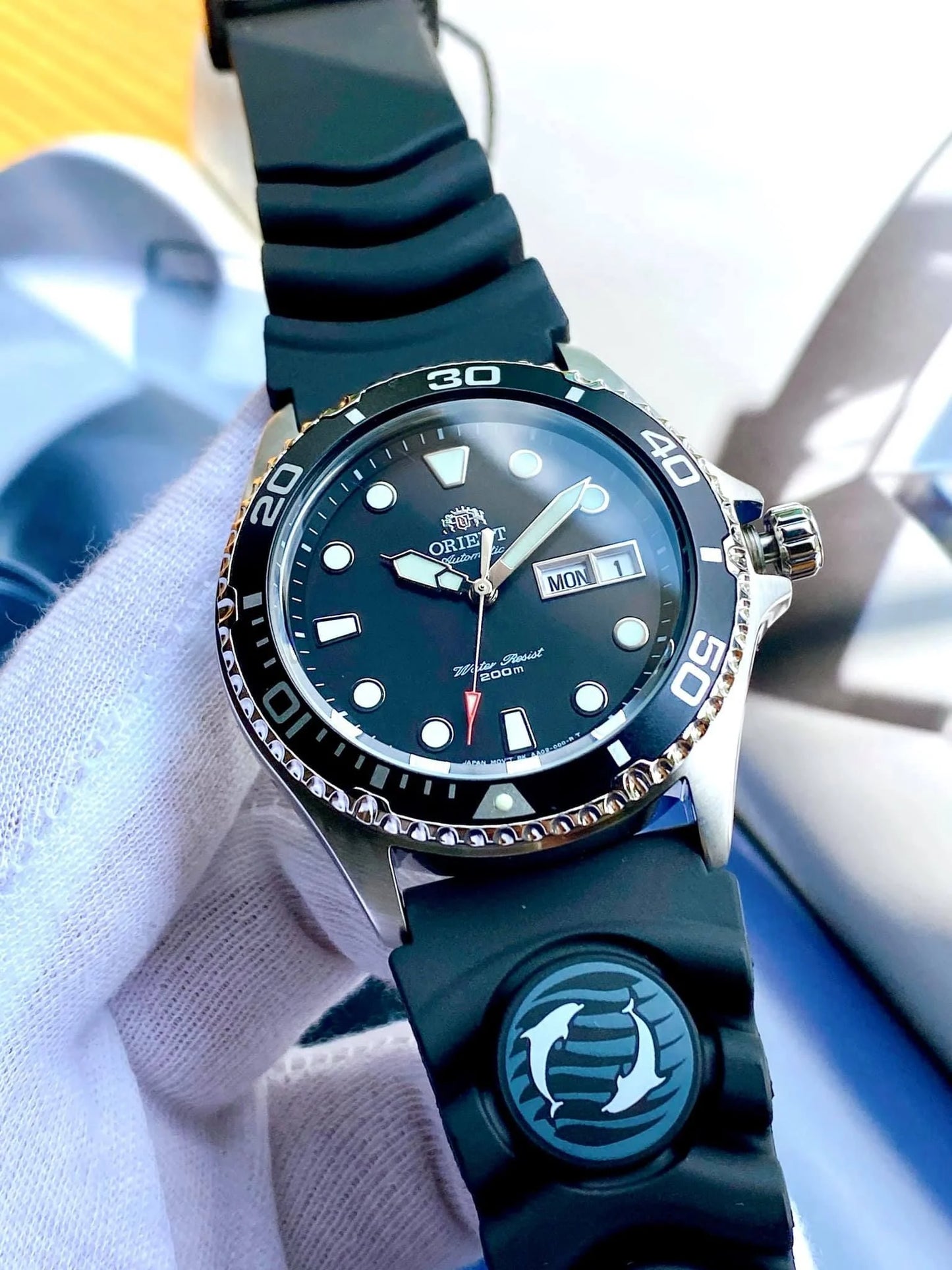 Reloj Orient de Caballero, Automático, 200 metros sumergible.
