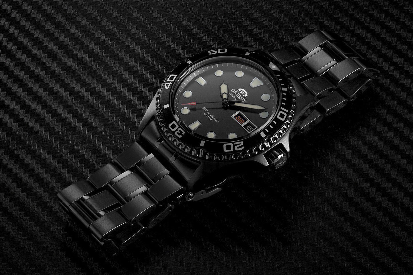 Reloj Orient Negro Automático 200 metros sumergible