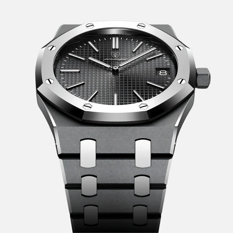 Reloj Poedagar | Oxford Silver Blue
