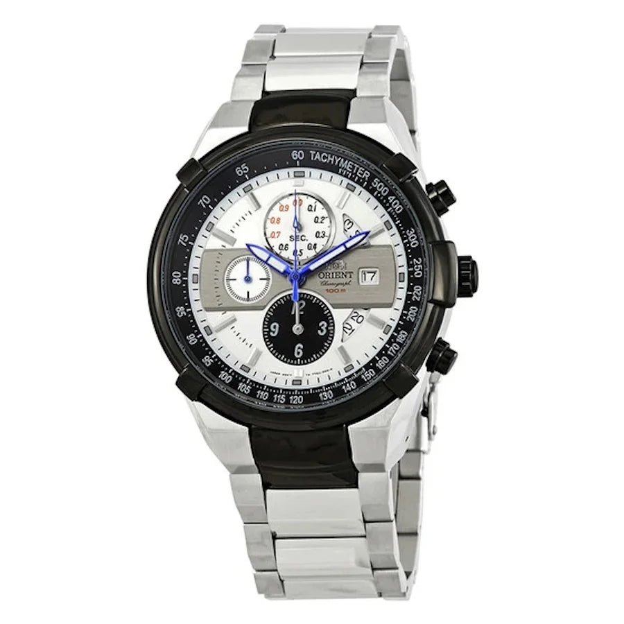 Reloj Orient TACHYMETER Análogo de caballero, 100 metros sumergible.
