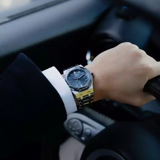 Reloj Poedagar | Oxford Silver Blue