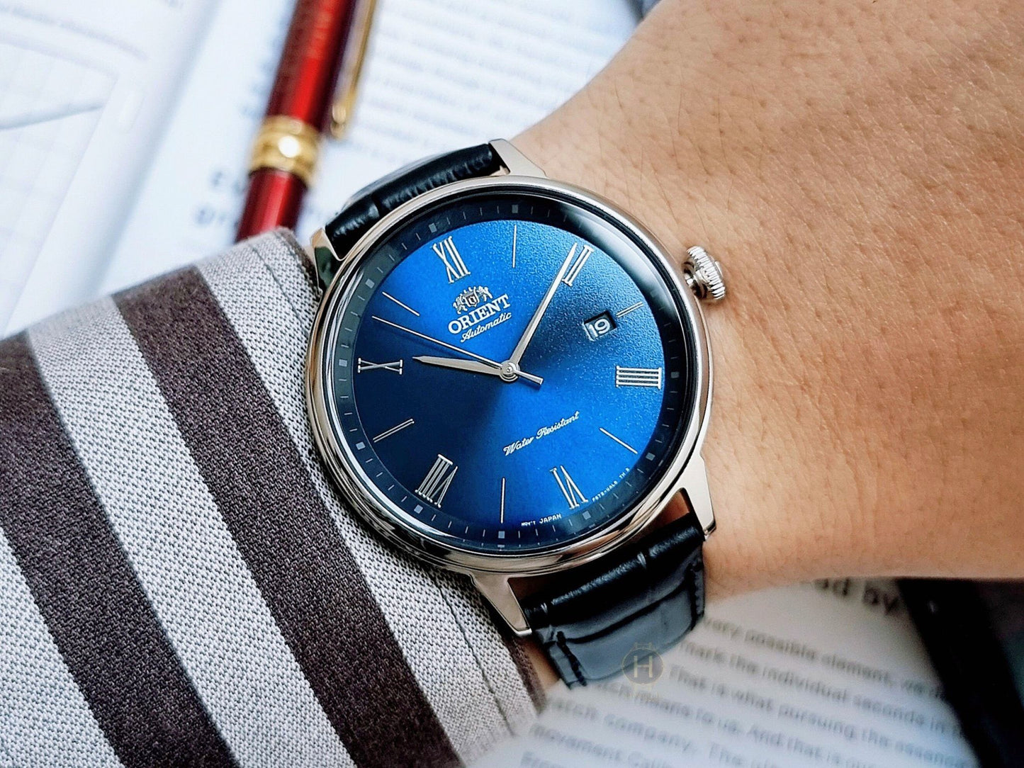 Reloj Orient Clásico Automático cuero genuino