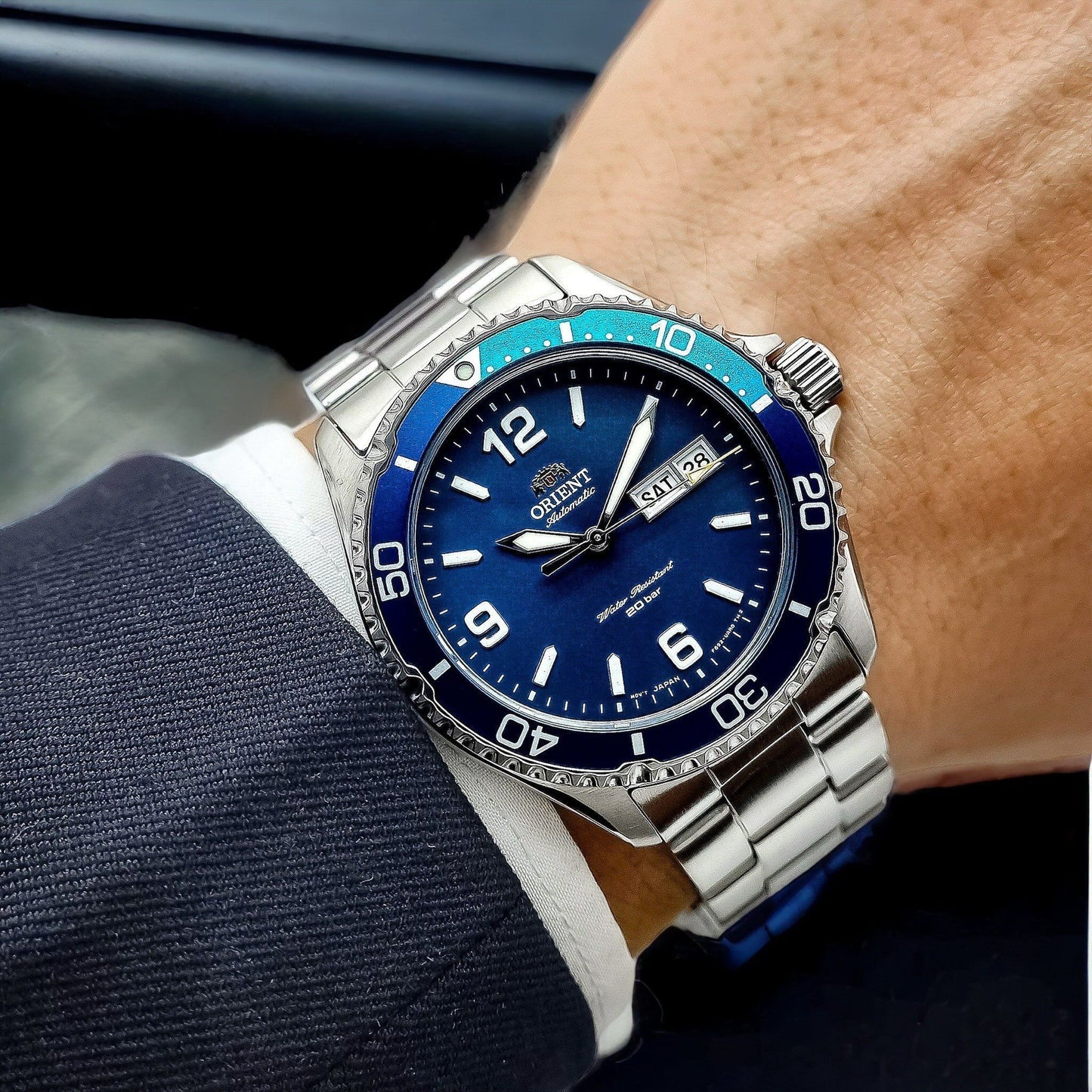 Reloj Orient Celeste Automático 200 metros sumergible.