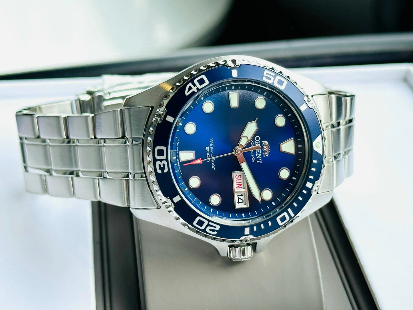Reloj Orient Automático 200 metros sumergible.