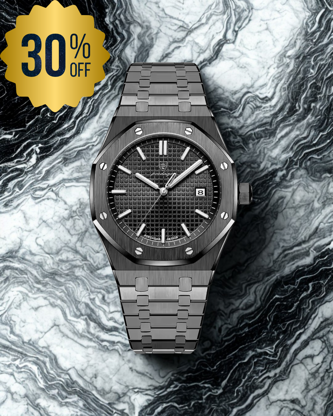 Reloj Poedagar | Oxford Full Black