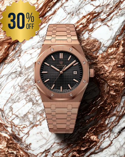 Reloj Poedagar | Oxford Golden Black