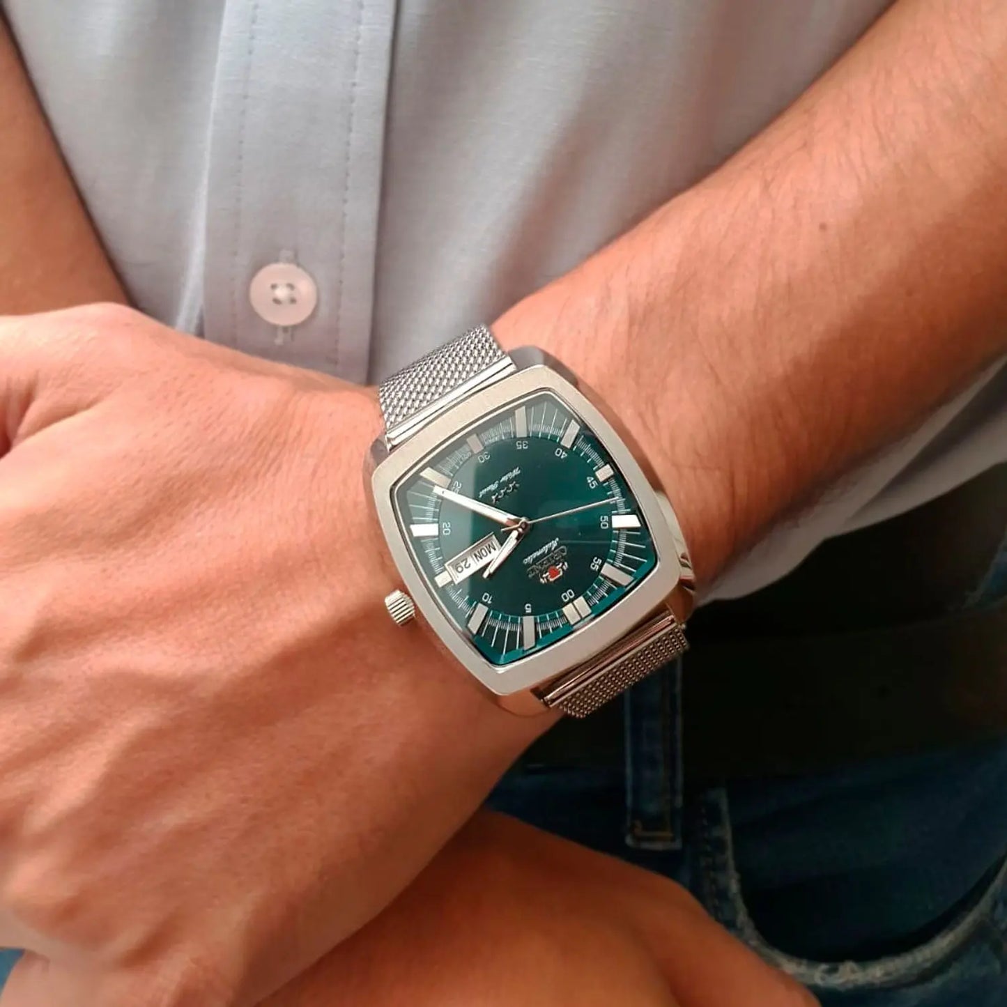 Reloj Orient de Caballero, automático con doble calendario.