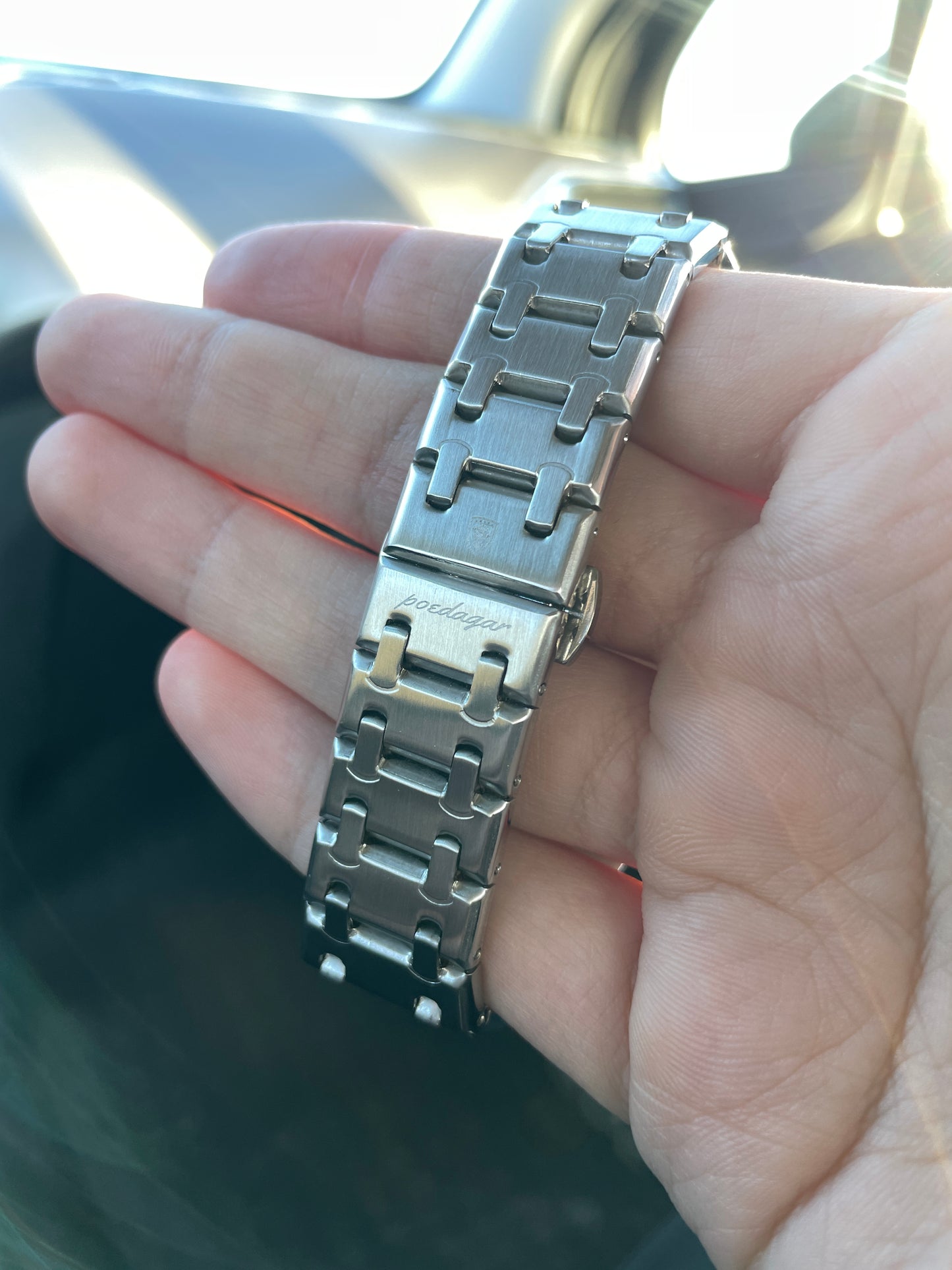 Reloj Poedagar | Oxford Silver Black