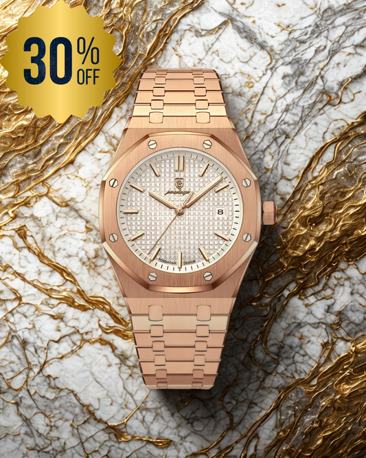 Reloj Poedagar | Oxford Golden White