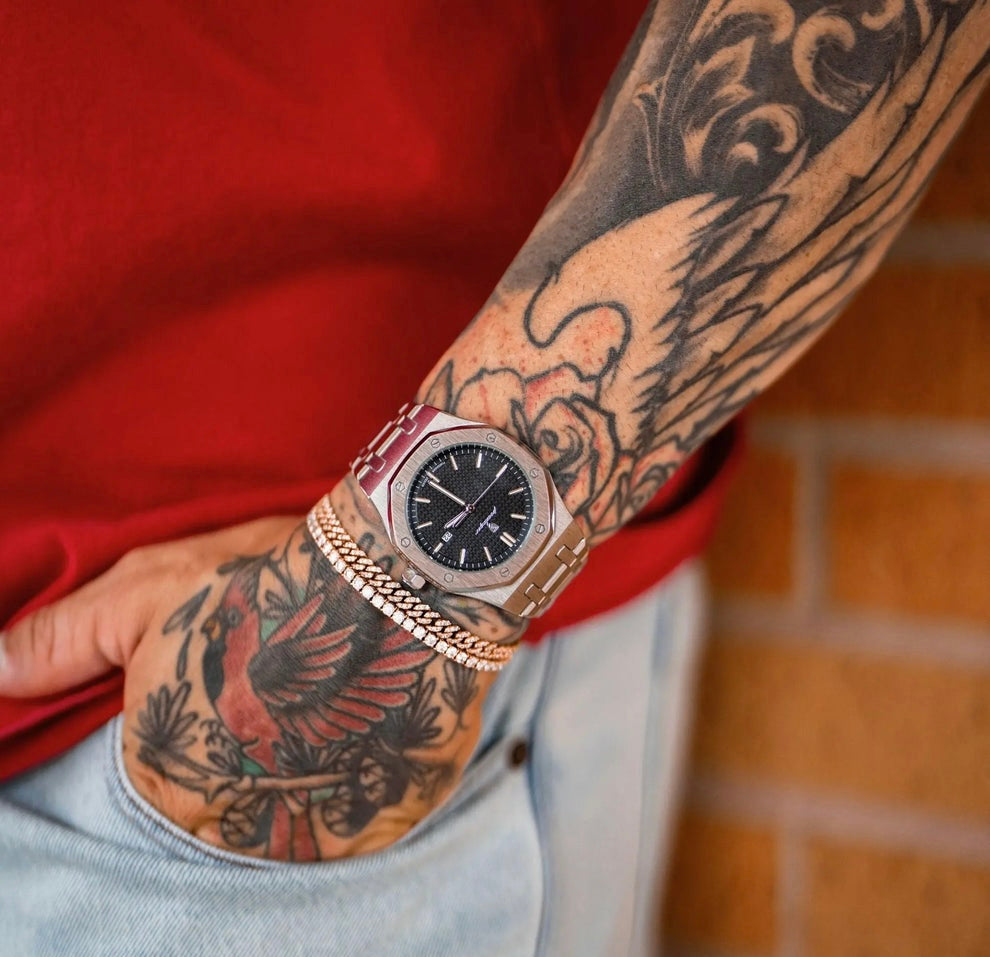 Reloj Poedagar | Oxford Golden Black