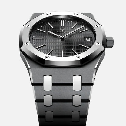 Reloj Poedagar | Oxford Silver Blue