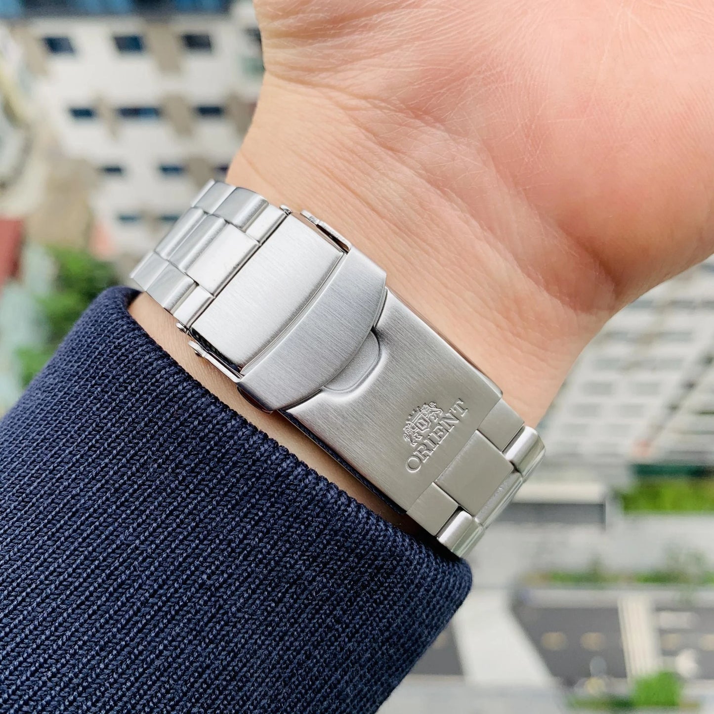 Reloj Orient Azul Automático 200 metros sumergible