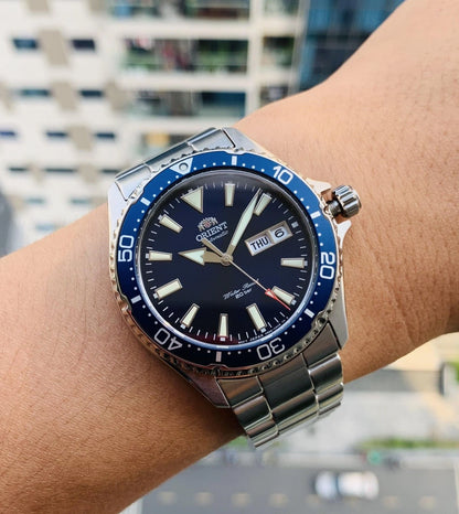 Reloj Orient Azul Automático 200 metros sumergible