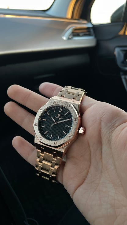 Reloj Poedagar | Oxford Golden Black