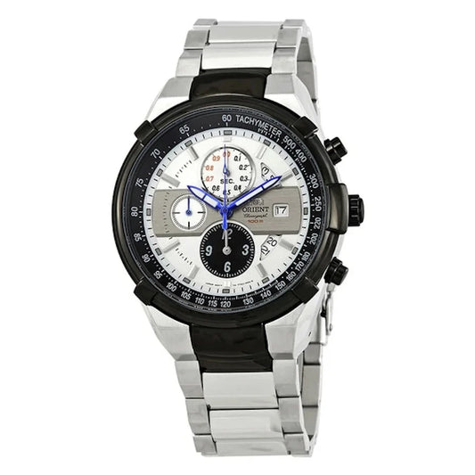 Reloj Orient TACHYMETER Análogo de caballero, 100 metros sumergible.