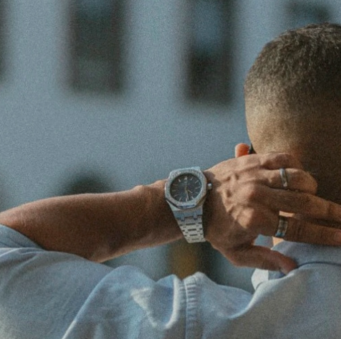 Reloj Poedagar | Oxford Silver Blue