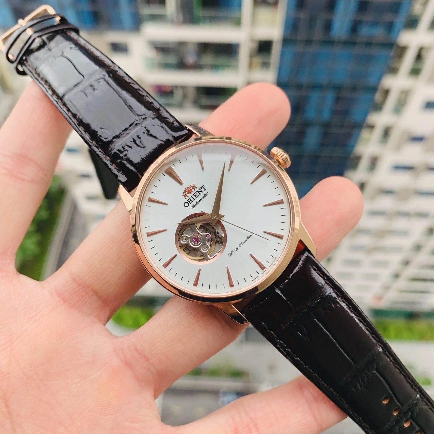Reloj Orient Automático de Caballero Open Heart