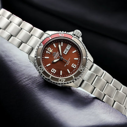 Reloj Orient Rojo Automático 200 metros sumergible.