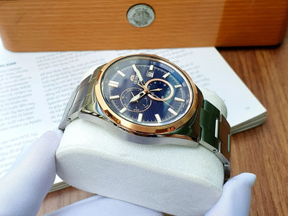 Reloj Orient Análogo de Caballero Fechador